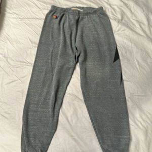 Aviator Nation gray bolt sweatpants